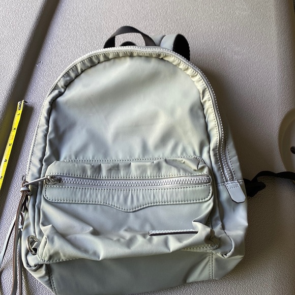 - Rebecca Minkoff medium gray teal backpack main image 8